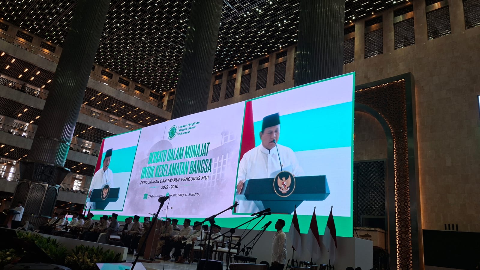 PB Al-Khairiyah Hadiri Pengukuhan Pengurus MUI Periode 2025–2030 di Masjid Istiqlal