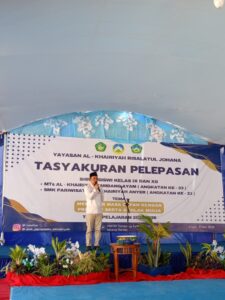 Tasyakuran Pelepasan Siswa Yayasan Al-Khairiyah Risalatul Johana, Ustad Aan Kudrotulloh: “Teruslah Berjuang, Semangat dan Sukses Selalu”