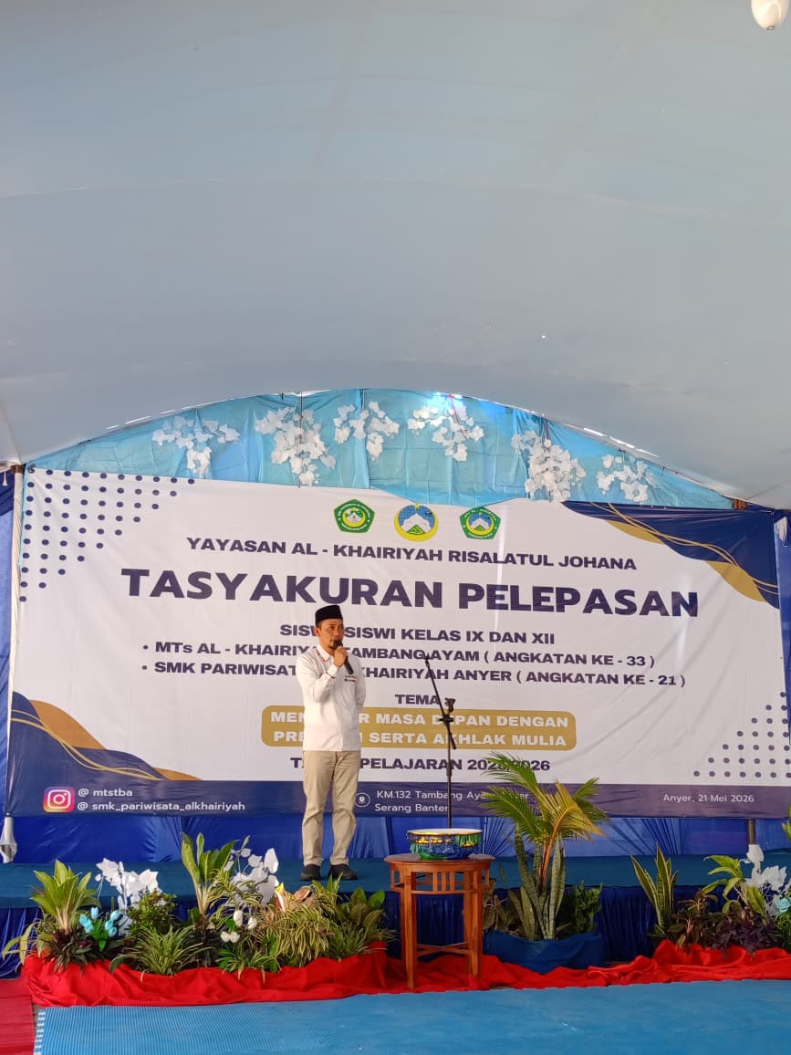 Tasyakuran Pelepasan Siswa Yayasan Al-Khairiyah Risalatul Johana, Ustad Aan Kudrotulloh: “Teruslah Berjuang, Semangat dan Sukses Selalu”