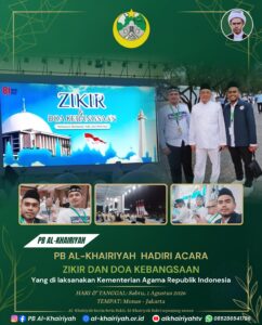 Perkuat Persatuan Bangsa, PB Al-Khairiyah Hadiri Gema Zikir dan Doa Kebangsaan Kemenag RI di Monas